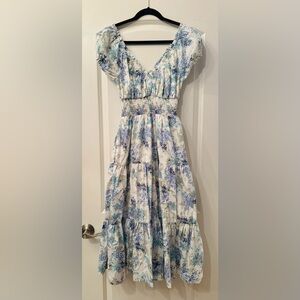 Abercrombie & Fitch Blue and White Floral Kids Dress